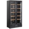 Vitrine cave à vins double porte 460 Lt 1 temperature - NOIRE