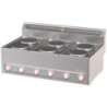 Cuisinière électrique 6 plaques -Top-