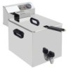 Friteuse de table électrique 8 litres + robinet de vidange