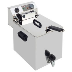 Friteuse de table électrique 10 litres + robinet de vidange