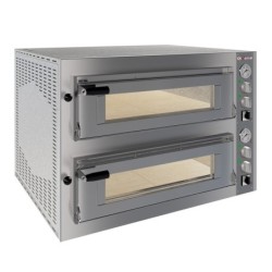 Four électrique 2x 4 pizzas diam.350mm 2 chambres