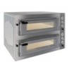 Four électrique 2x 4 pizzas diam.350mm 2 chambres