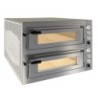 Four électrique 2x 6 pizzas diam.350mm 2 chambres