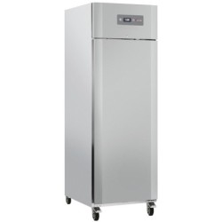 Armoire frigorifique ventilée 600 Lit. 1 porte GN 2/1 sur roues 2 avec freins