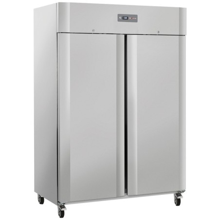 Armoire congélateur ventilée 1200 Lit. 2 portes GN 2/1 sur roues 2 avec freins