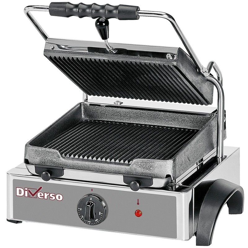 Grill panini électrique plaques rainurées Grill panini électrique plaques rainurées