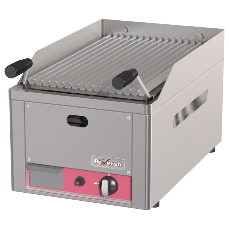 Grill pierre de lave 1/2 module 4kw Grill pierre de lave 1/2 module 4kw