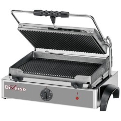 Grill panini électrique MEDIUM plaques rainurées