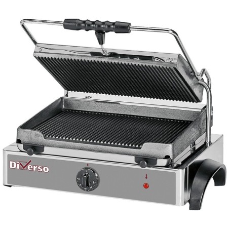Grill panini électrique MEDIUM plaques rainurées