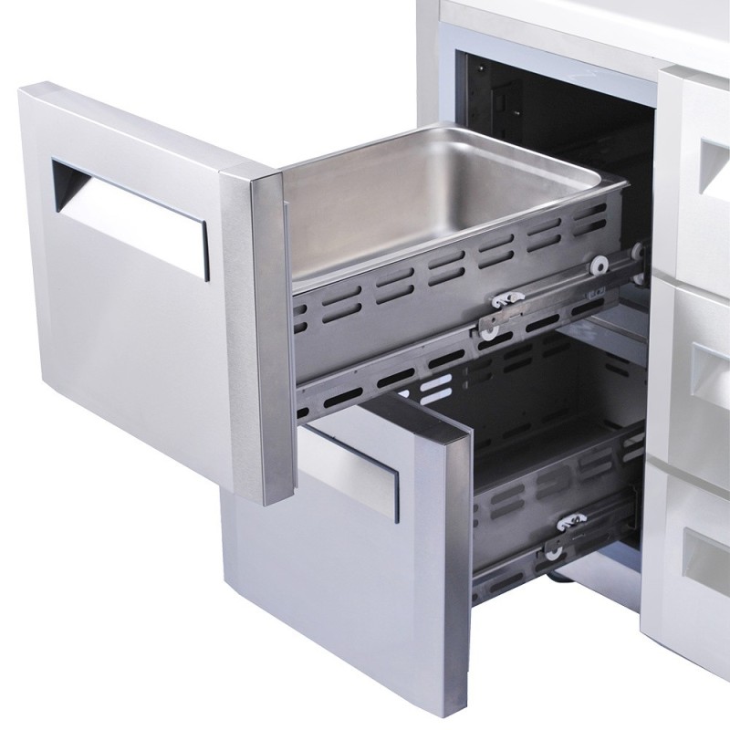 Kit bloc 2 tiroirs (1/2 + 1/2 )