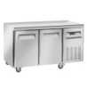 Table frigorifique ventilé 2 portes GN 1/1 sur roues 2 avec freins