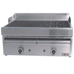 Grill-vapeur gaz avec grille de cuisson en fonte -Top-