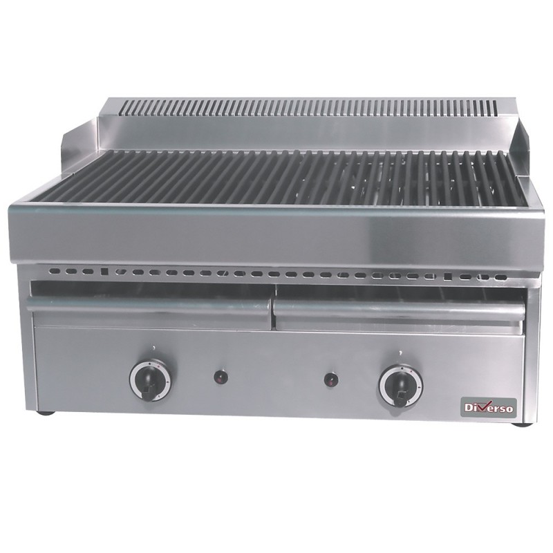 Grill-vapeur gaz avec grille de cuisson en fonte -Top- Grill-vapeur gaz avec grille de cuisson en fonte -Top-