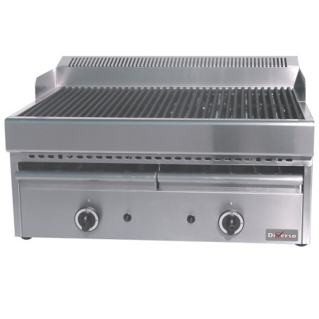 Grill-vapeur gaz avec grille de cuisson en fonte -Top-