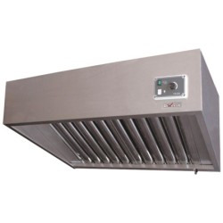 Hotte complète (9/9-2500 M3/h) 120 Pa variateur 4 filtres