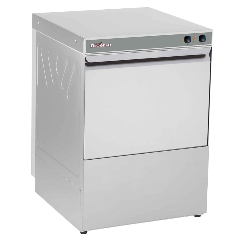Lave-vaisselle panier 500x500 mm avec pompe vidange et doseur de produit de lavage