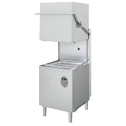 Lave-vaisselle capot panier carré 500x500 mm avec doseur de produit  de lavage