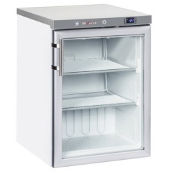 Congélateur statique porte vitrée 200 litres - Blanc