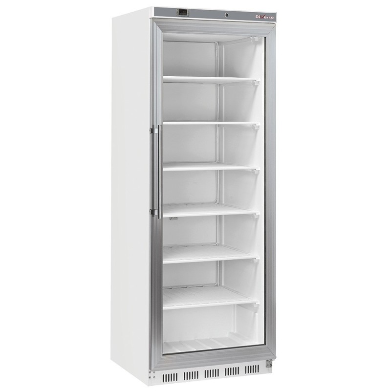 Armoire congélateur porte vitrée statique 400 litres - Blanc Armoire congélateur porte vitrée statique 400 litres - Blanc