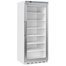 Armoire congélateur porte vitrée statique 600 litres - Blanc