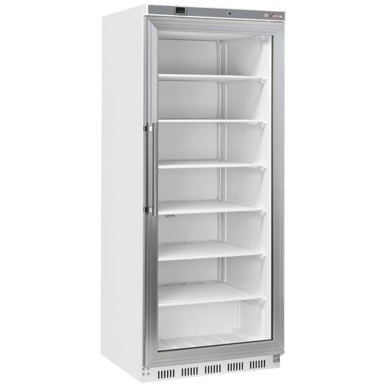 Armoire congélateur porte vitrée statique 600 litres - Blanc Armoire congélateur porte vitrée statique 600 litres - Blanc