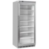 Armoire congélateur porte vitrée statique 600 litres - Acier inox