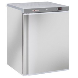 Congélateur statique 200 litres. acier inox