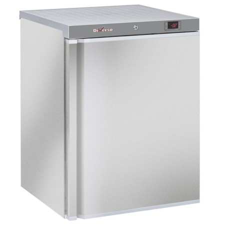 Congélateur statique 200 litres. acier inox