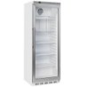 Armoire frigorifique porte vitrée ventilée 400 Litres - blanc