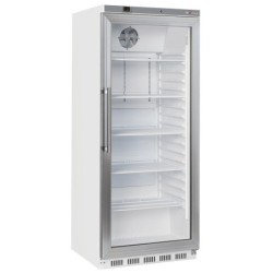 Armoire frigorifique GN 2/1 porte vitrée ventilée 600 Litres - blanc