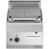 Grill pierre de lave 1/2 module grille en fonte "double face"