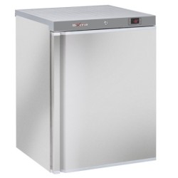 Frigo ventilé 200 litres. acier inox