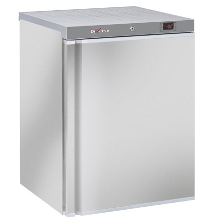 Frigo ventilé 200 litres. acier inox