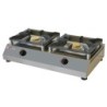 Réchaud de table gaz 2 feux vifs 5 kW