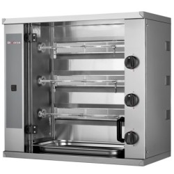 Rôtissoire à poulets gaz 3 broches (9 poulets) SMALL
