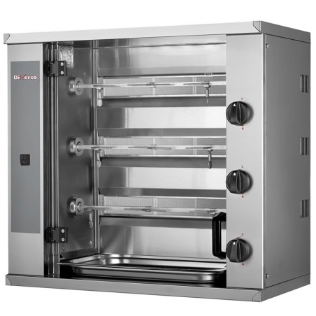 Rôtissoire à poulets gaz 3 broches (9 poulets) SMALL