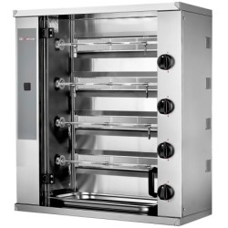 Rôtissoire à poulets gaz 4 broches (12 poulets) SMALL