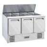 Saladette avec couvercle 4xGN1/1-150 mm + reserve 3 pt.GN 1/1