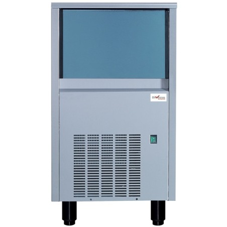 Machine à glaçons pleins (22 gr) 41kg/24havec réserve 15 kg inox