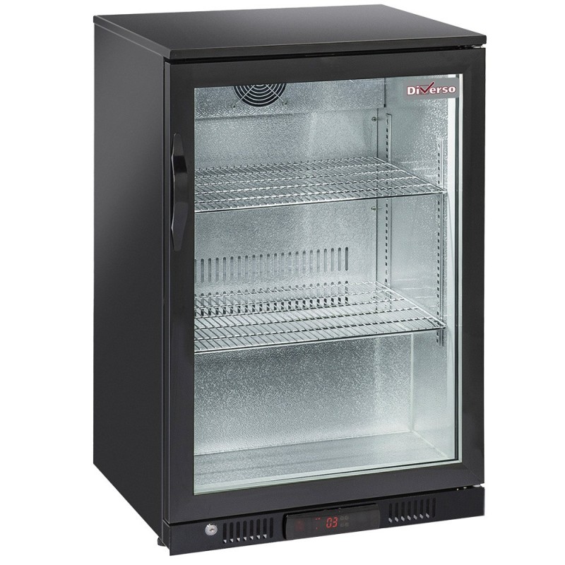 Refroidisseur de bouteilles "arrière bar"  ventilé 1 porte vitrée battante