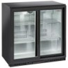 Refroidisseur de bouteilles "arrière bar" ventilé 2 portes  vitrées coulissantes