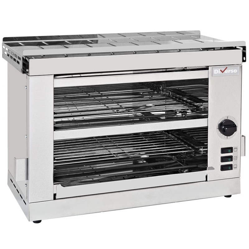 Toaster-salamandre 2 étages avec minuterie
