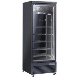 Vitrine Frigo verticale 1 porte 615 litres  - NOIRE