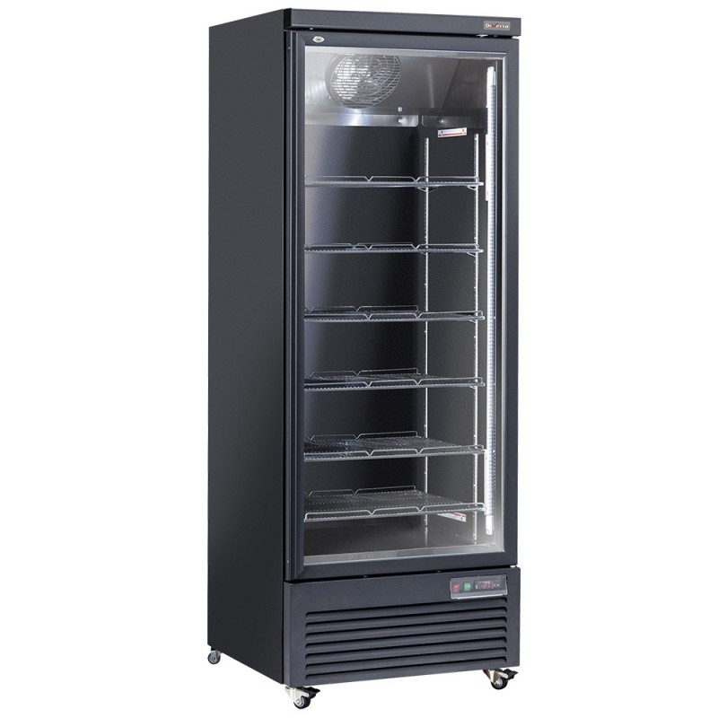 Vitrine Frigo verticale 1 porte 615 litres - NOIRE Vitrine Frigo verticale 1 porte 615 litres - NOIRE