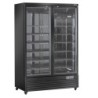 Vitrine Frigo verticale 2 portes 1085 litres  - NOIRE